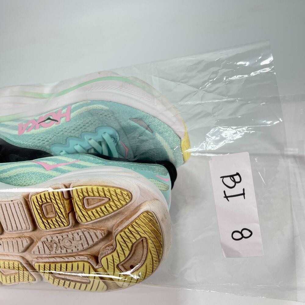 HOKA Bondi 9 Blue Spark Mint Fluorite Running Shoes 1162012 BTF Women's Size 10B - Picture 10 of 10